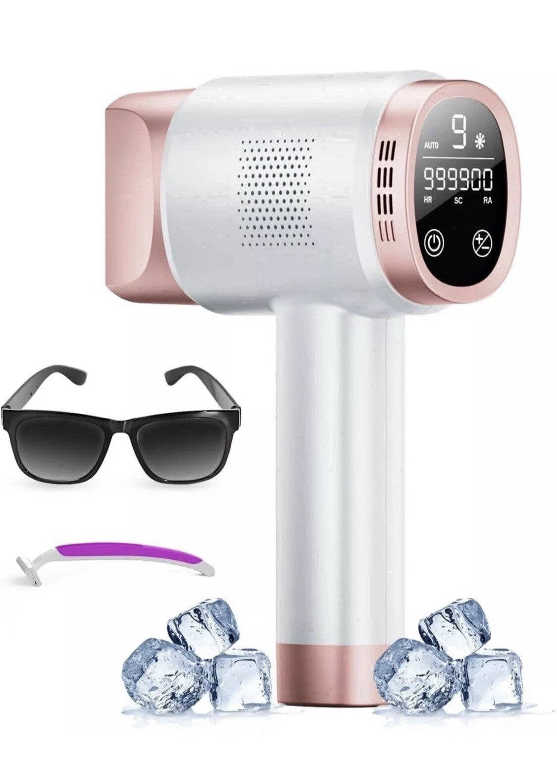Laser Hair Removal for Women & Men IPL Ice-Cooling System