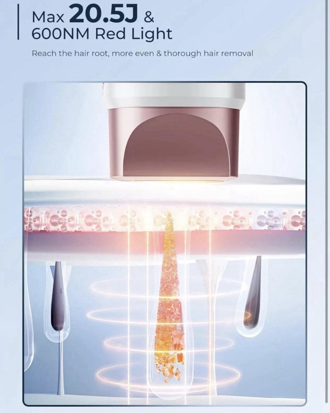 Laser Hair Removal for Women & Men IPL Ice-Cooling System