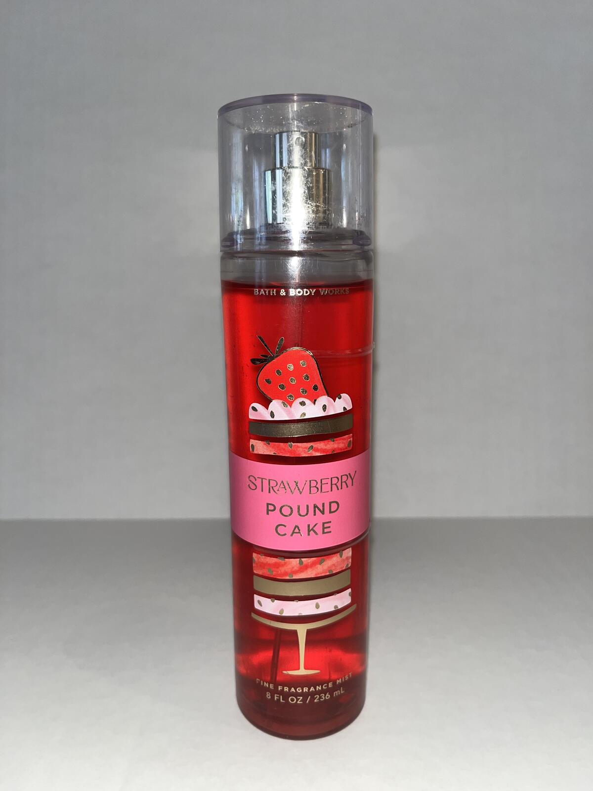 Strawberry Pound Cake Fragrance Mist 8oz Bath Body & Works