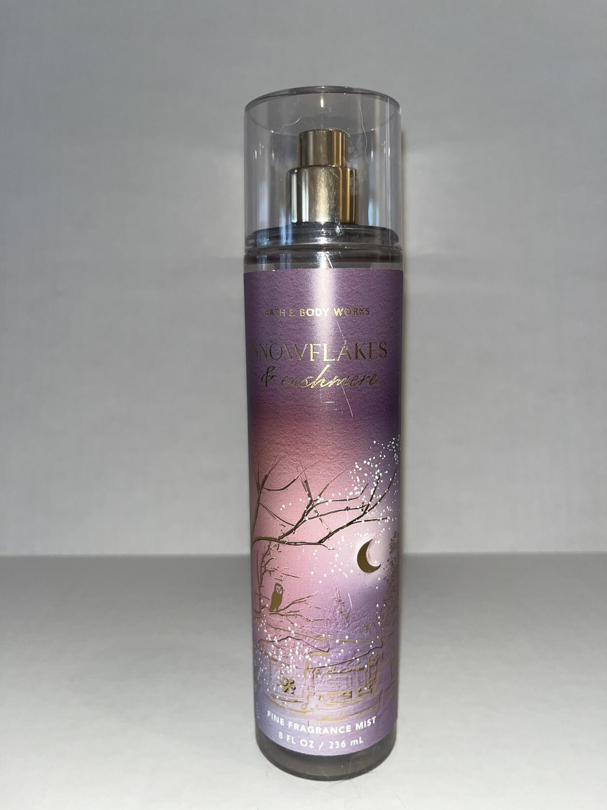 Snowflakes & Cashmere Fragrance Mist 8oz Bath & Body Works