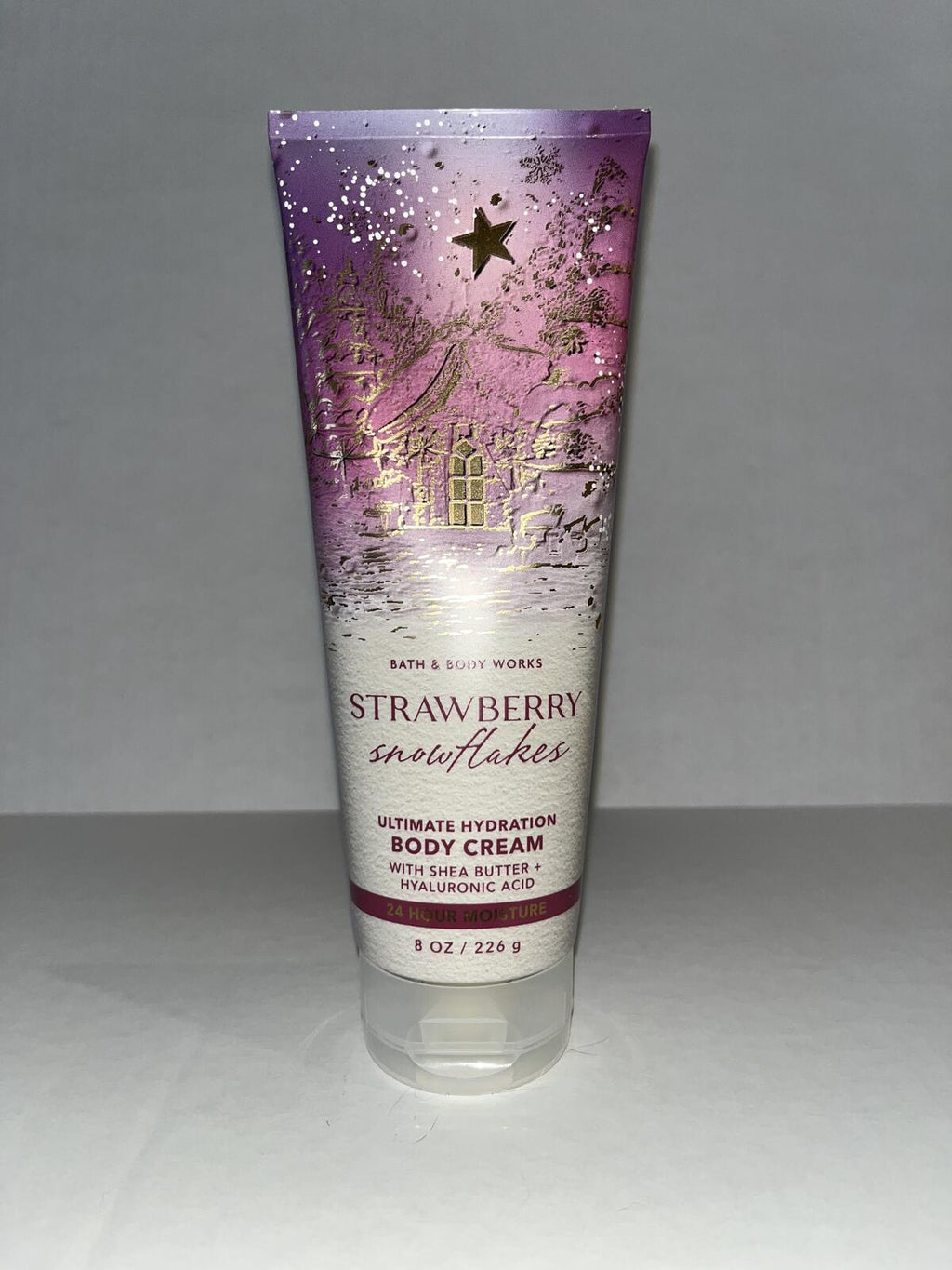 Strawberry Snowflakes Body Cream 8oz Bath Body & Works