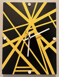 Rock N Roll Striped Wall Clock