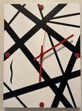 Rock N Roll Striped Wall Clock