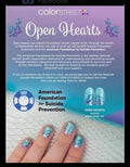 Color Street Nail Polish Strips - Open Hearts