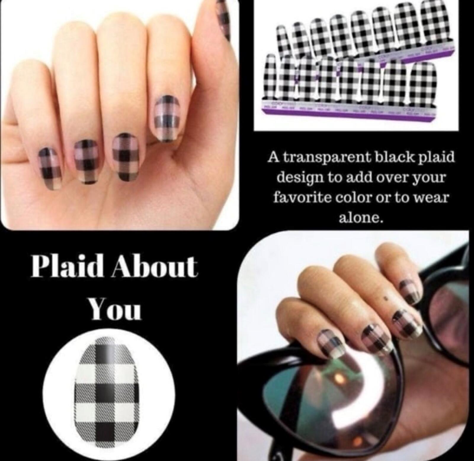Color Street Nail Polish Strips - Plaid About You