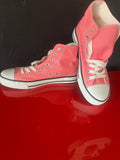 Chuck Taylor Style Pink Canvas Sneakers