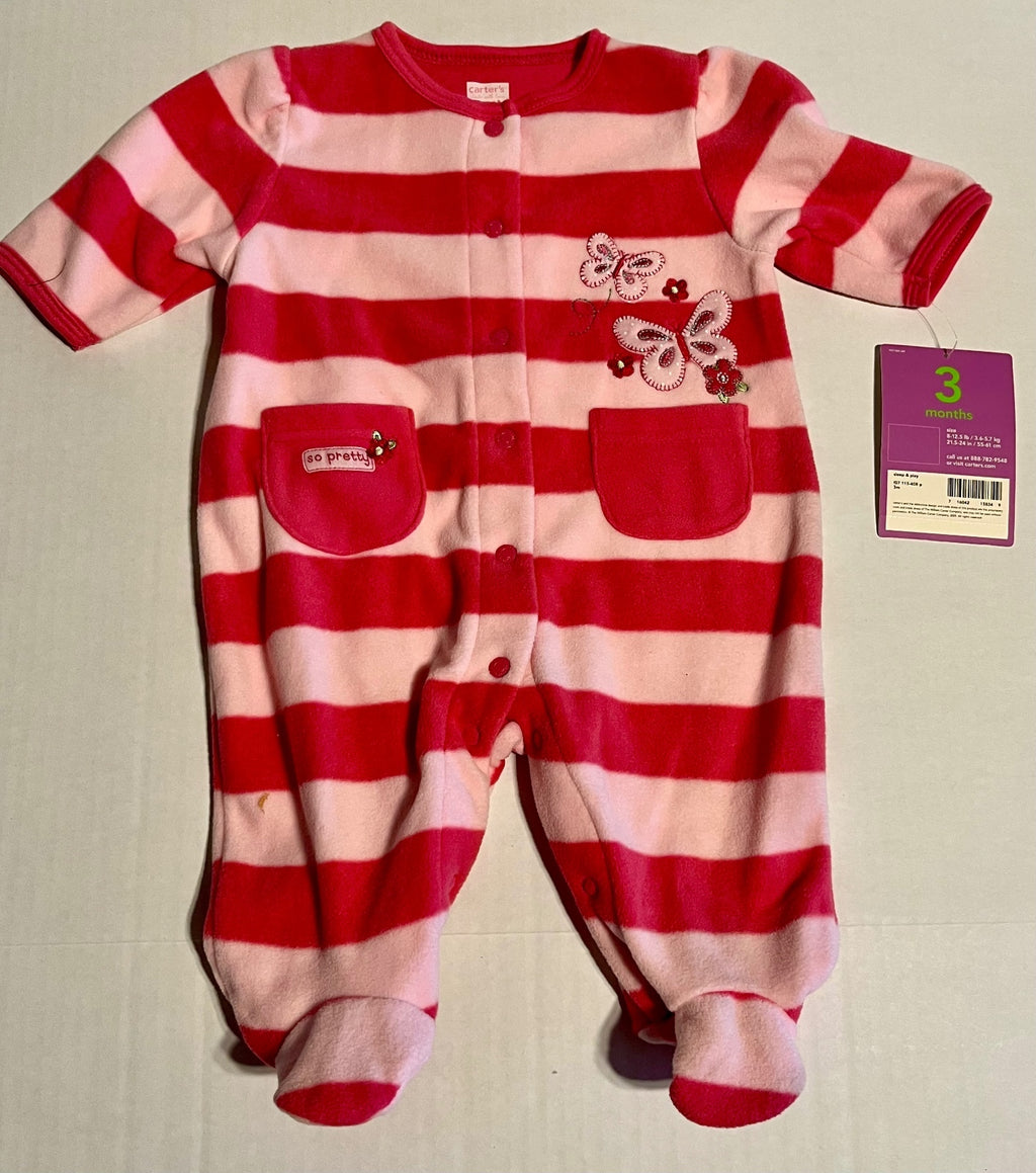 Carter’s Baby Sleep and Play Footie NWT 3 Mos