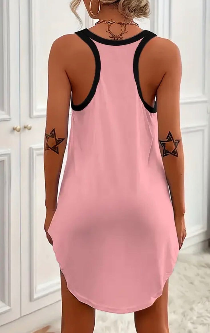 Pink and Black Tunic SZ M