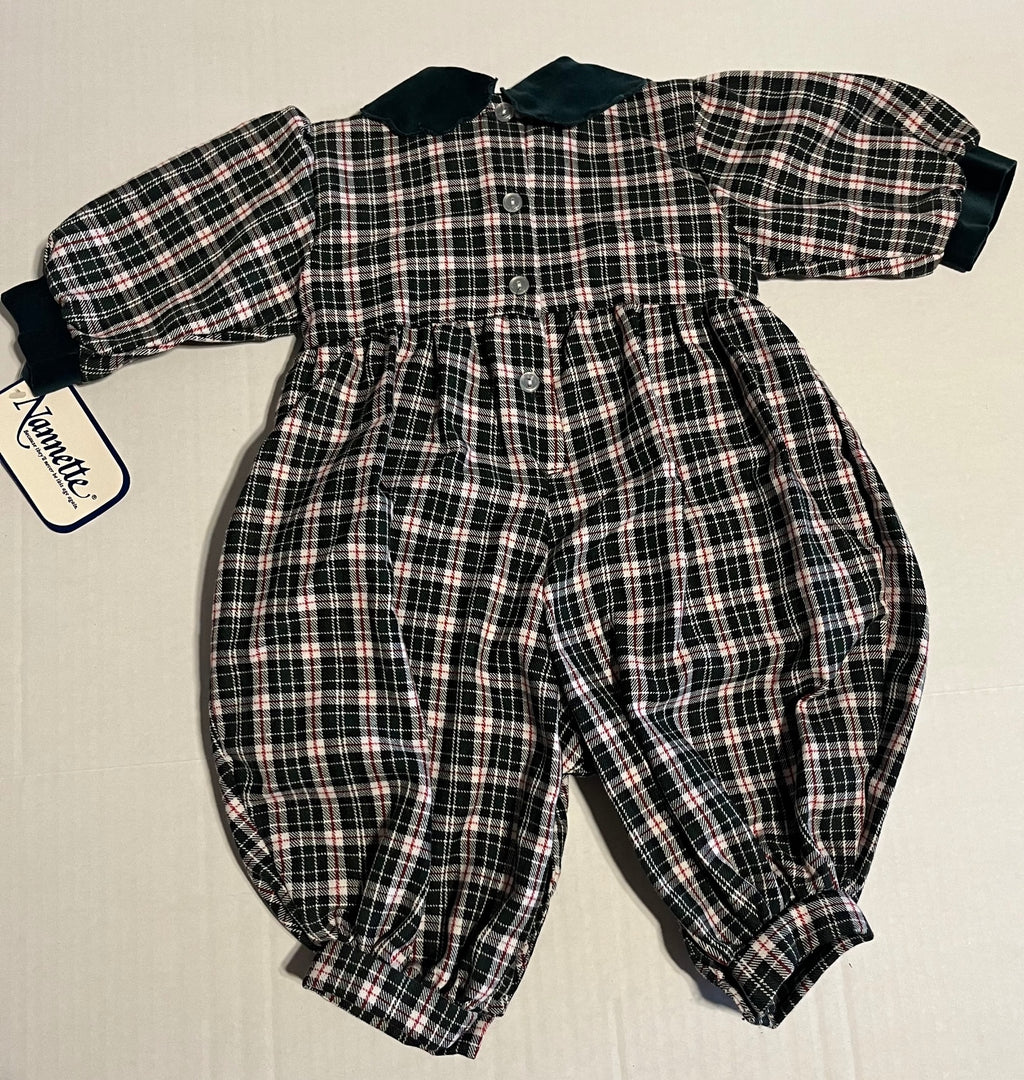 Namaste baby jumpsuit with hat 6/9 Mos NWT