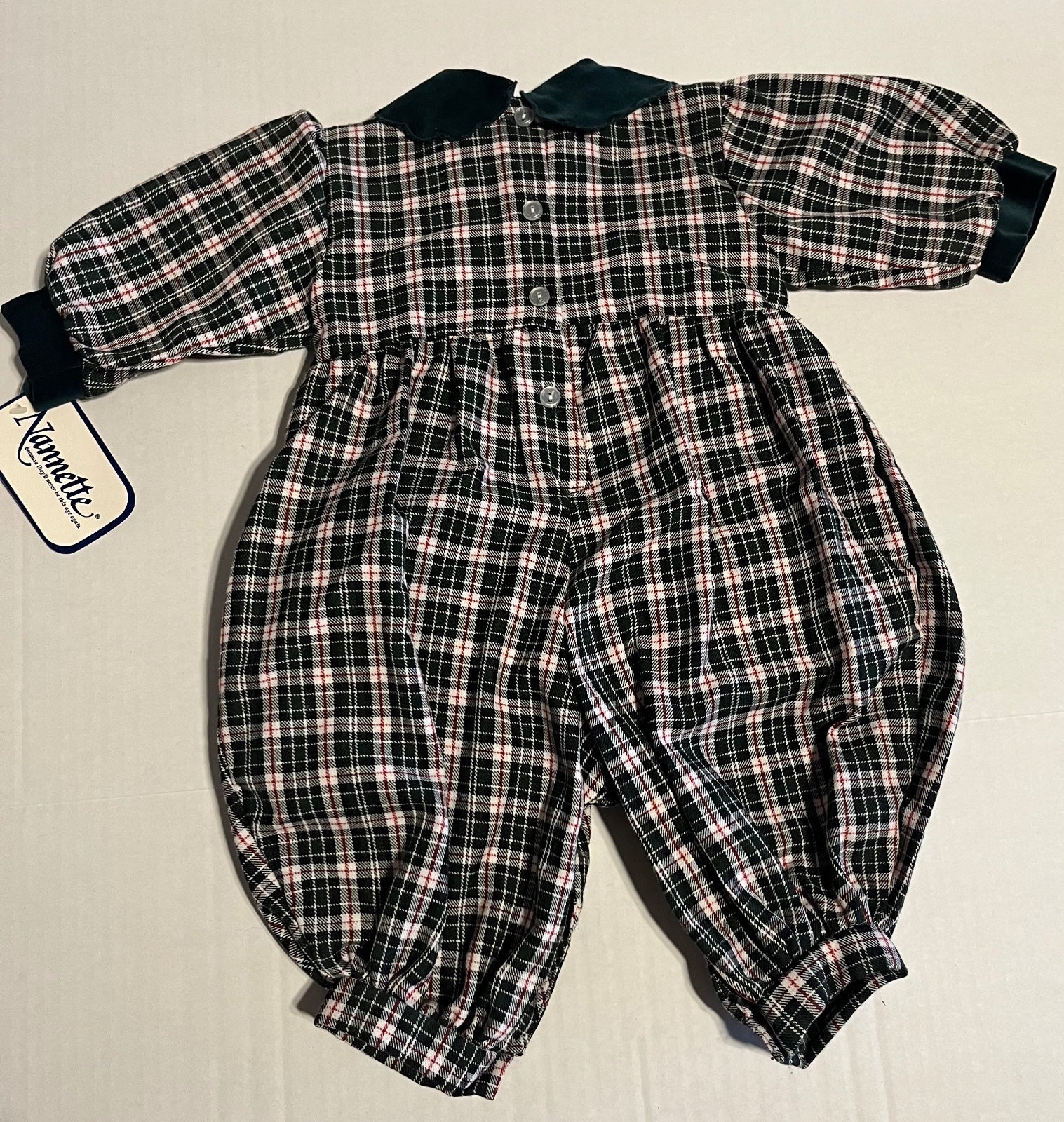 Namaste baby jumpsuit with hat 6/9 Mos NWT