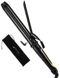 LANVIER 1.25 Inch Curling Iron, Extra Long Barrel, Black