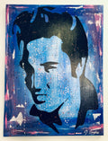 Elvis Presley - Acrylic on Stretched Canvas by JDouglas