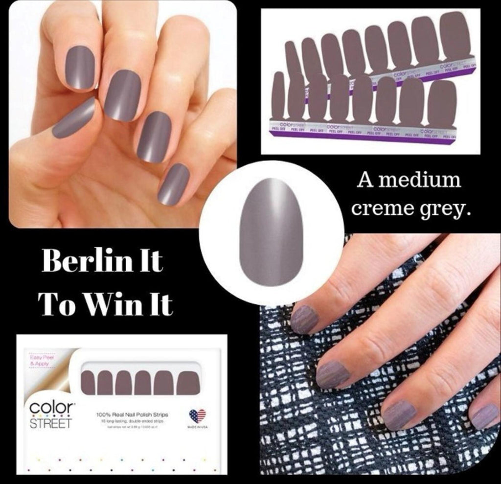 Color Street Nail Polish Strips - BERLIN IT TO WIN IT